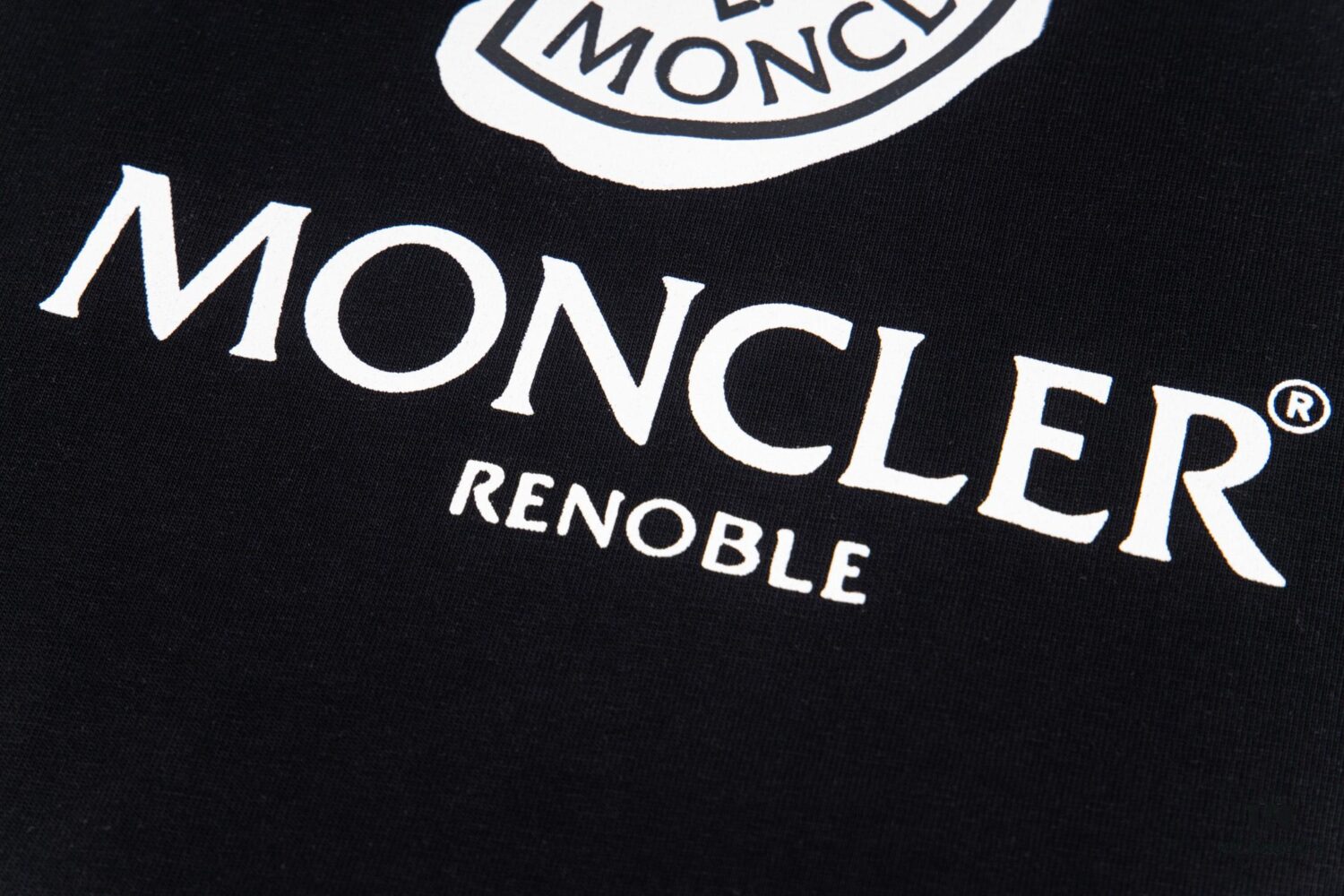 Moncler Minimalist Letter Logo Print Short Sleeve T-Shirt