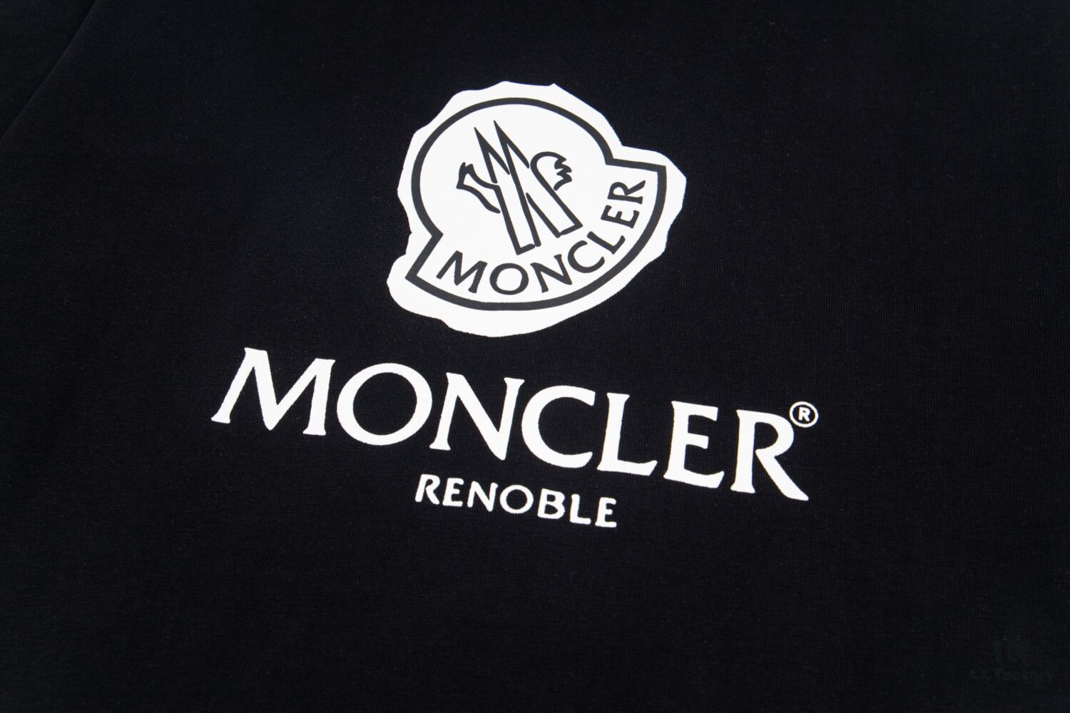 Moncler Minimalist Letter Logo Print Short Sleeve T-Shirt