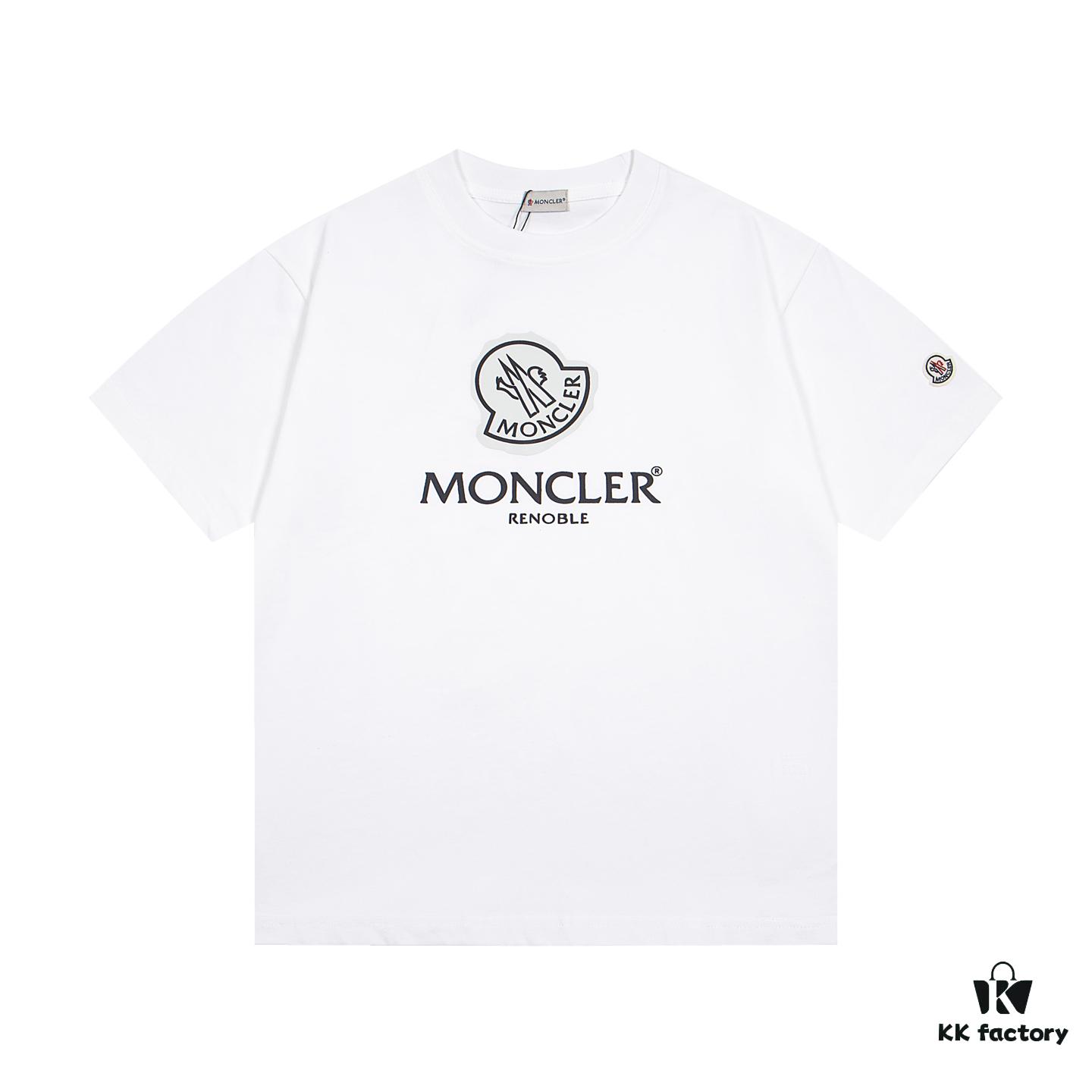 Moncler Minimalist Letter Logo Print Short Sleeve T-Shirt