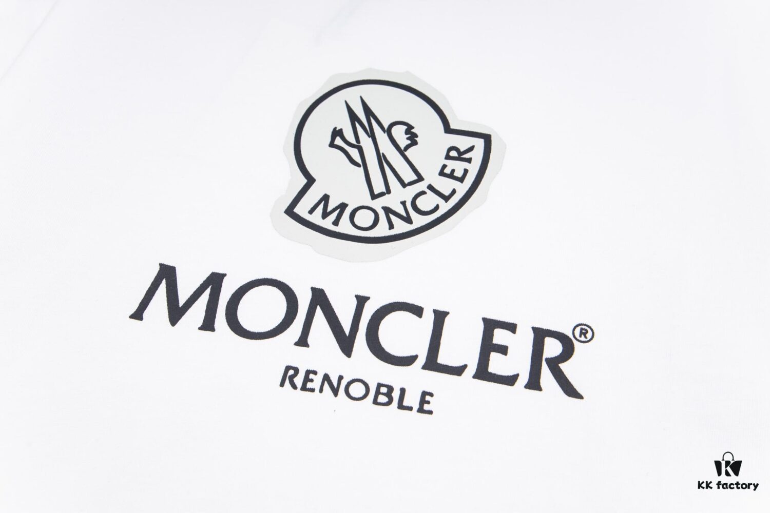 Moncler Minimalist Letter Logo Print Short Sleeve T-Shirt