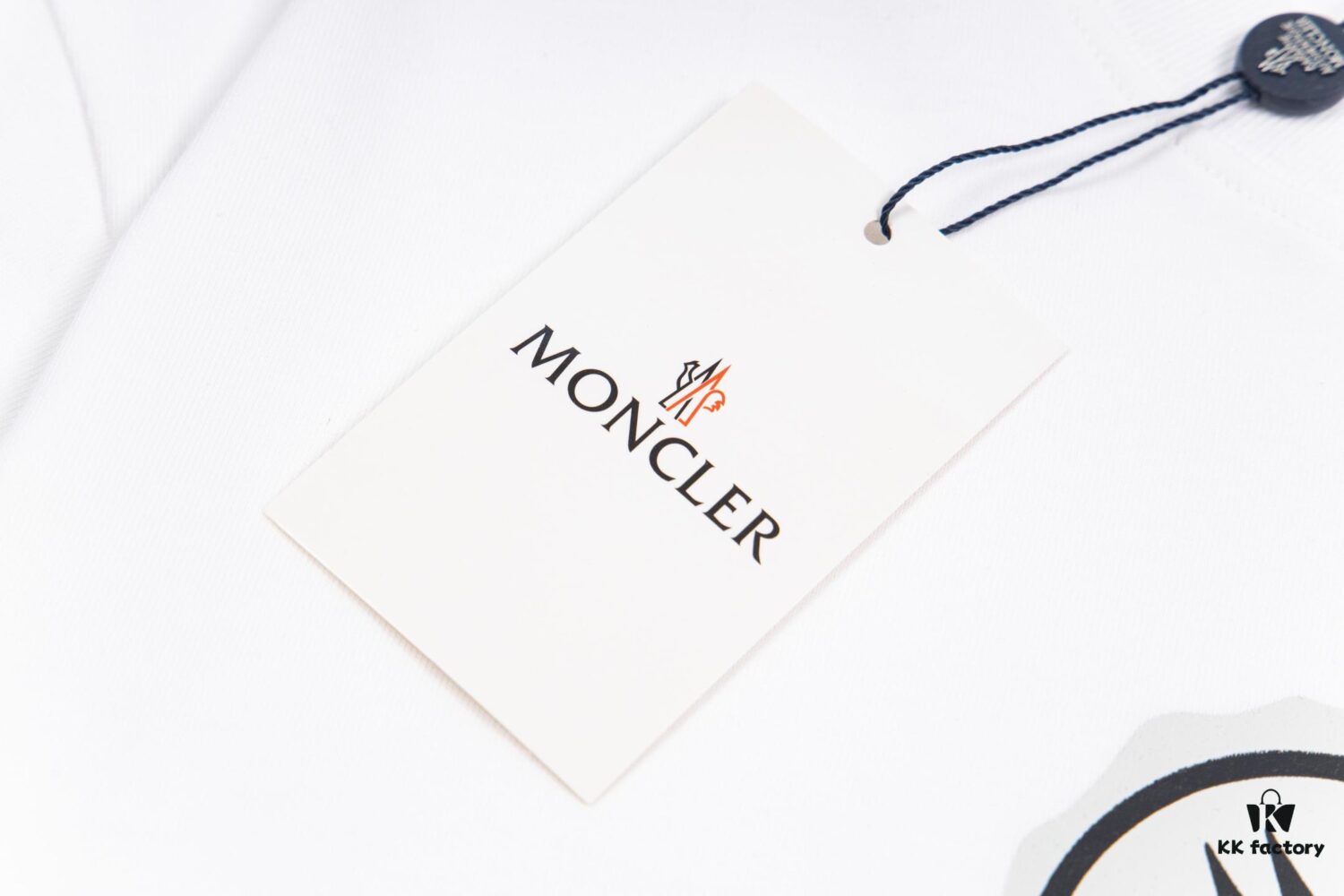 Moncler Minimalist Letter Logo Print Short Sleeve T-Shirt