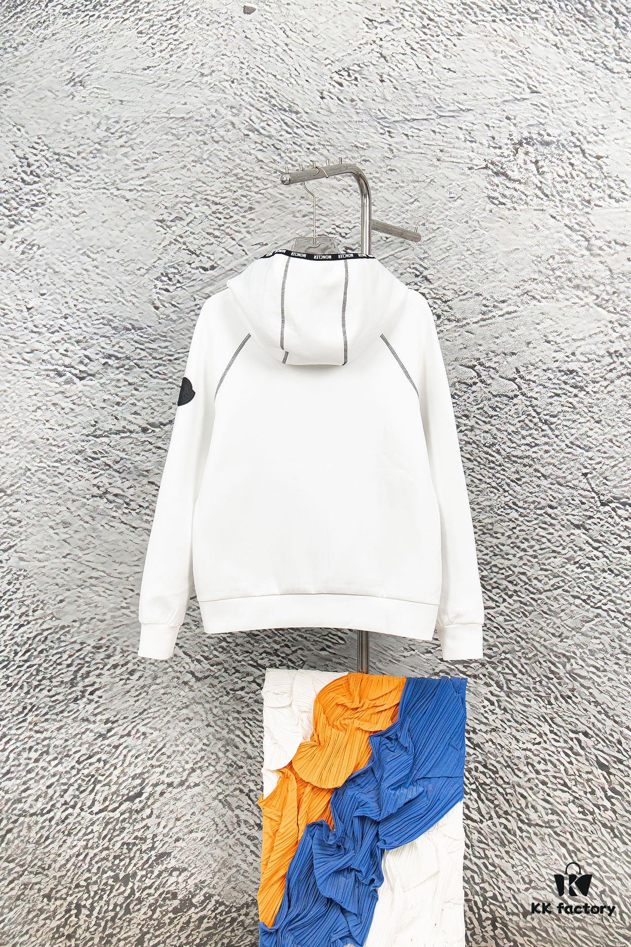 Moncler 2024 Spring New Arrival Casual Jacket, High-End Quality, Premium Cotton Air Layer Fabric with Classic Logo Embroidered Trim