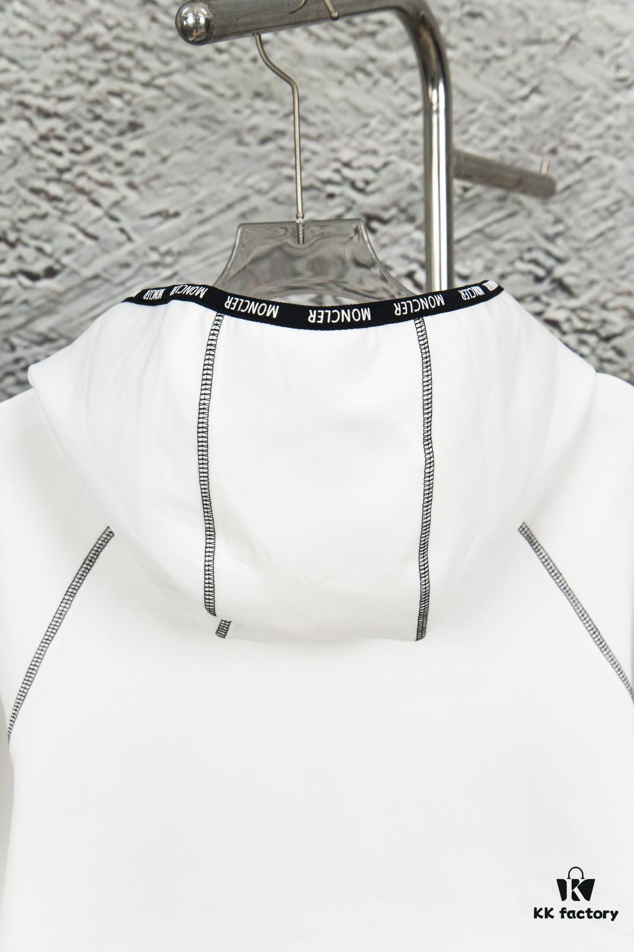 Moncler 2024 Spring New Arrival Casual Jacket, High-End Quality, Premium Cotton Air Layer Fabric with Classic Logo Embroidered Trim