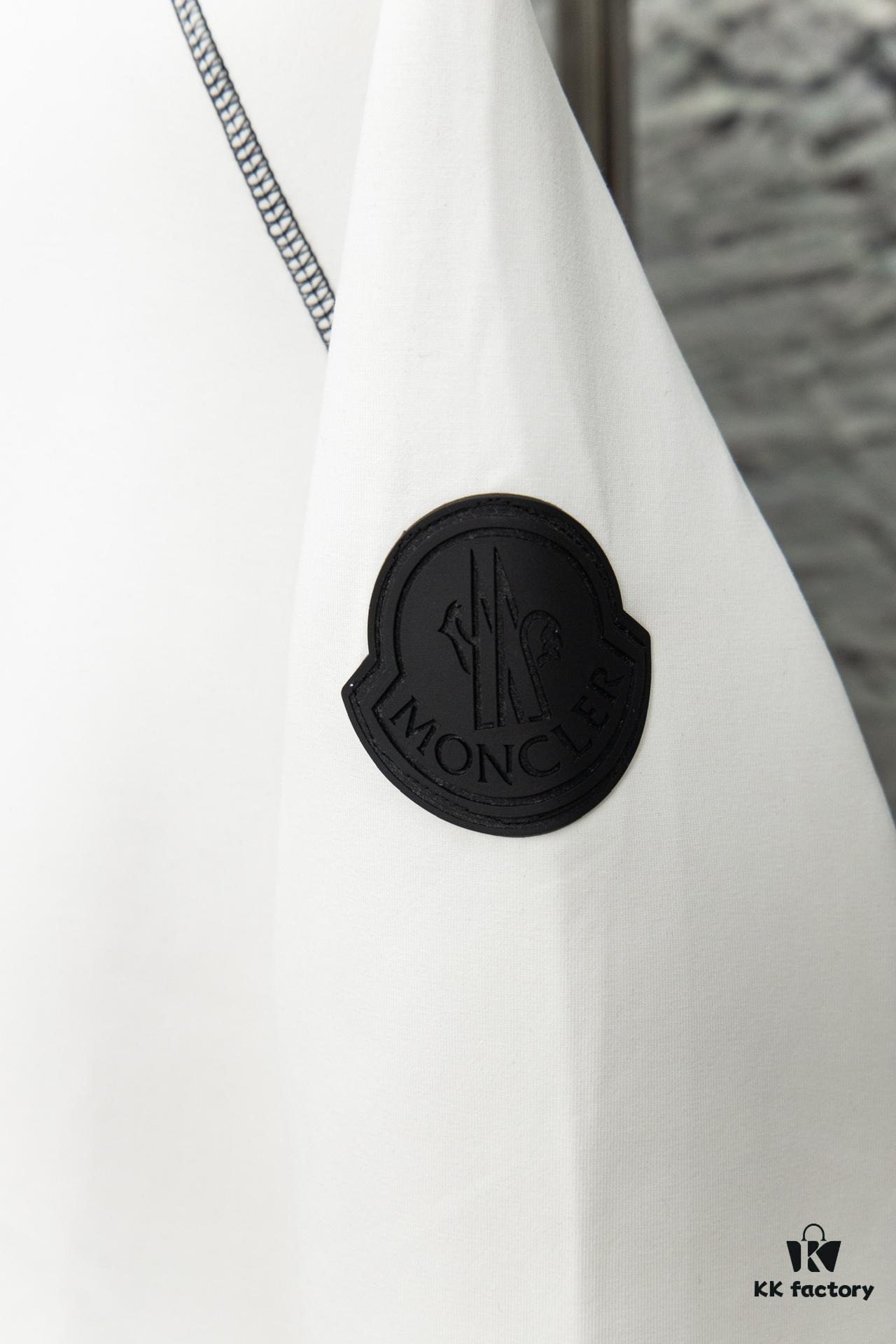 Moncler 2024 Spring New Arrival Casual Jacket, High-End Quality, Premium Cotton Air Layer Fabric with Classic Logo Embroidered Trim