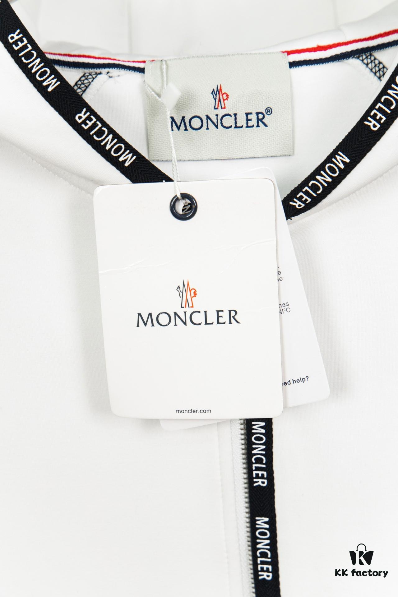 Moncler 2024 Spring New Arrival Casual Jacket, High-End Quality, Premium Cotton Air Layer Fabric with Classic Logo Embroidered Trim