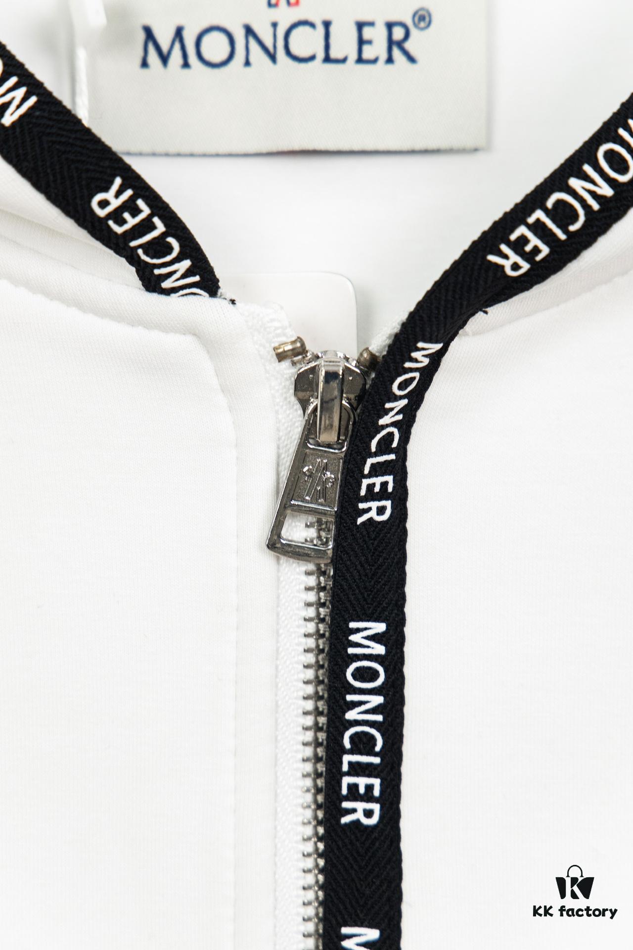 Moncler 2024 Spring New Arrival Casual Jacket, High-End Quality, Premium Cotton Air Layer Fabric with Classic Logo Embroidered Trim