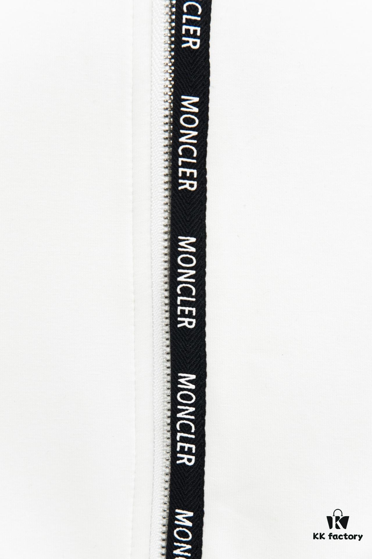 Moncler 2024 Spring New Arrival Casual Jacket, High-End Quality, Premium Cotton Air Layer Fabric with Classic Logo Embroidered Trim