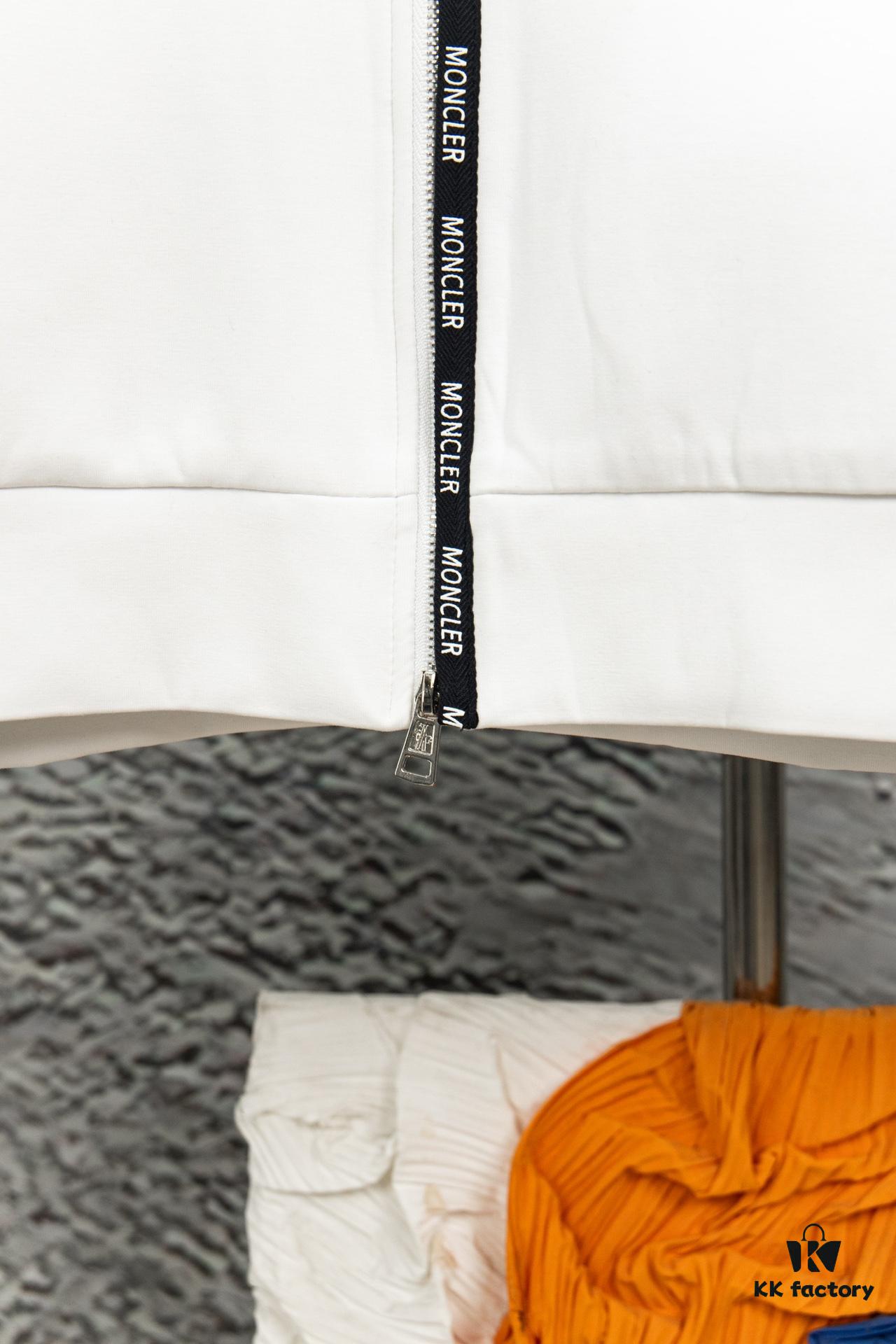 Moncler 2024 Spring New Arrival Casual Jacket, High-End Quality, Premium Cotton Air Layer Fabric with Classic Logo Embroidered Trim