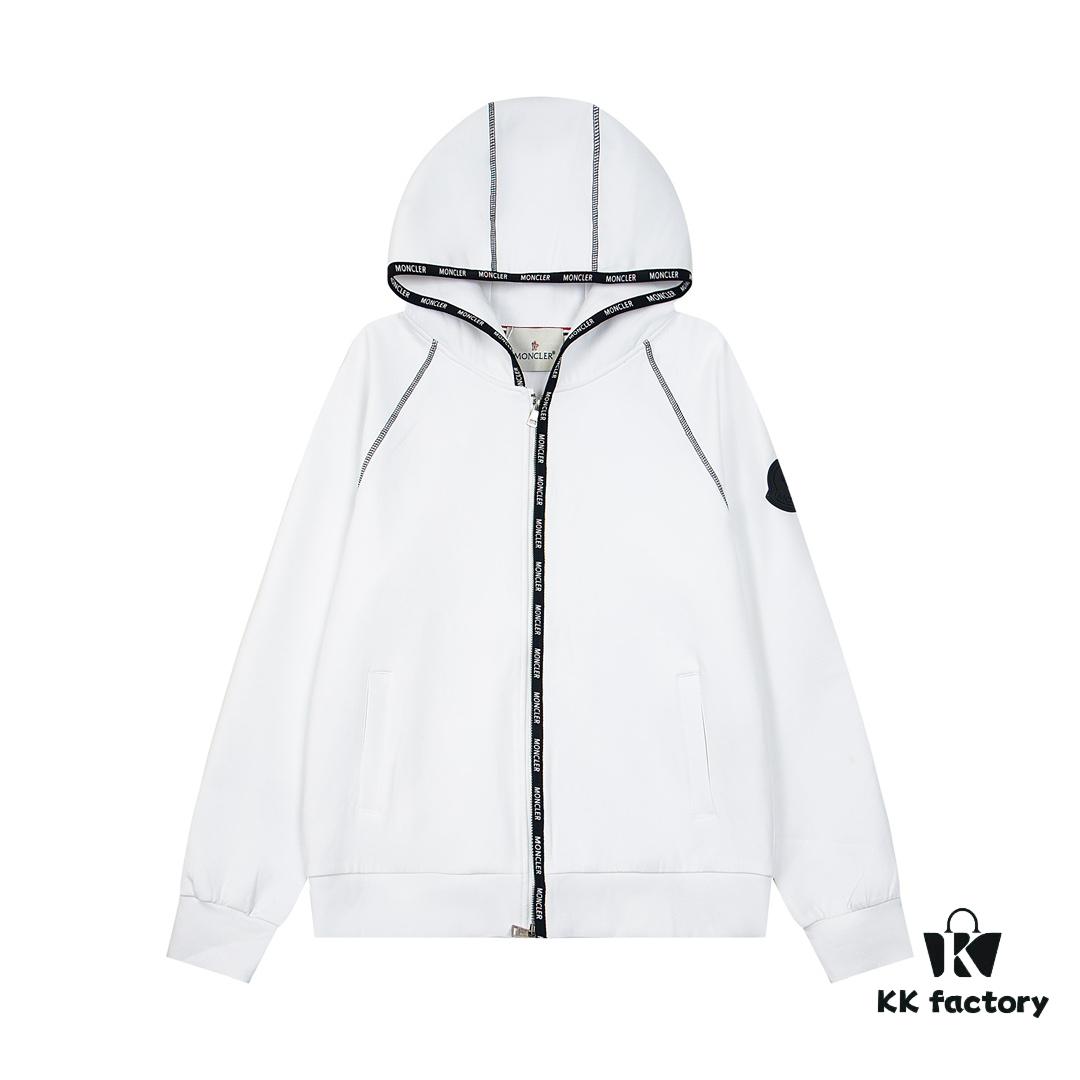 Monker 2024 Spring New Arrival Casual Jacket, Premium Quality, Fashionable and Stylish Design with Classic Logo Tape Trim, Made from High-Quality Imported Cotton Air Layer Fabric