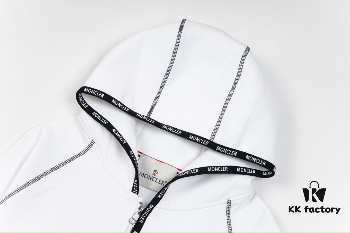 Monker 2024 Spring New Arrival Casual Jacket, Premium Quality, Fashionable and Stylish Design with Classic Logo Tape Trim, Made from High-Quality Imported Cotton Air Layer Fabric