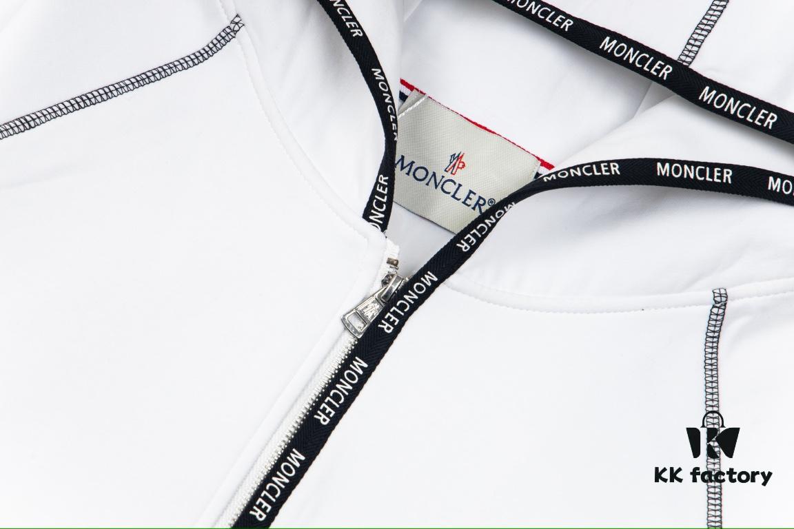 Monker 2024 Spring New Arrival Casual Jacket, Premium Quality, Fashionable and Stylish Design with Classic Logo Tape Trim, Made from High-Quality Imported Cotton Air Layer Fabric