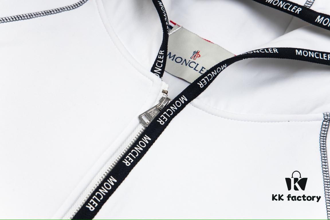 Monker 2024 Spring New Arrival Casual Jacket, Premium Quality, Fashionable and Stylish Design with Classic Logo Tape Trim, Made from High-Quality Imported Cotton Air Layer Fabric