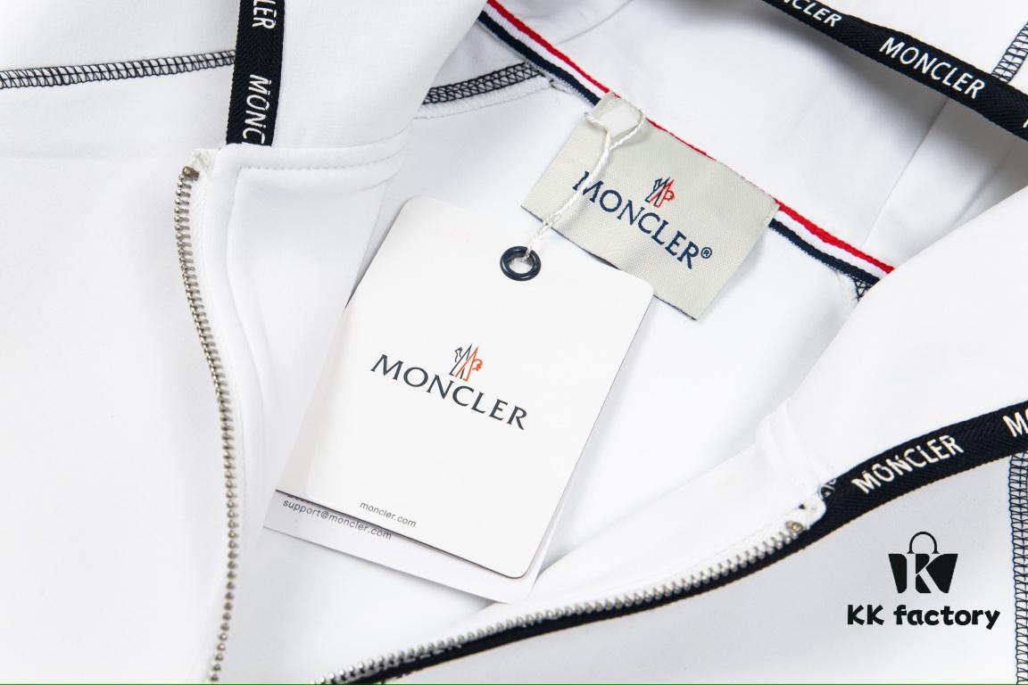 Monker 2024 Spring New Arrival Casual Jacket, Premium Quality, Fashionable and Stylish Design with Classic Logo Tape Trim, Made from High-Quality Imported Cotton Air Layer Fabric