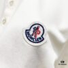 MONCLER Turn-down Collar Polo Shirt with Contrast Trim and Branded Logo Patch