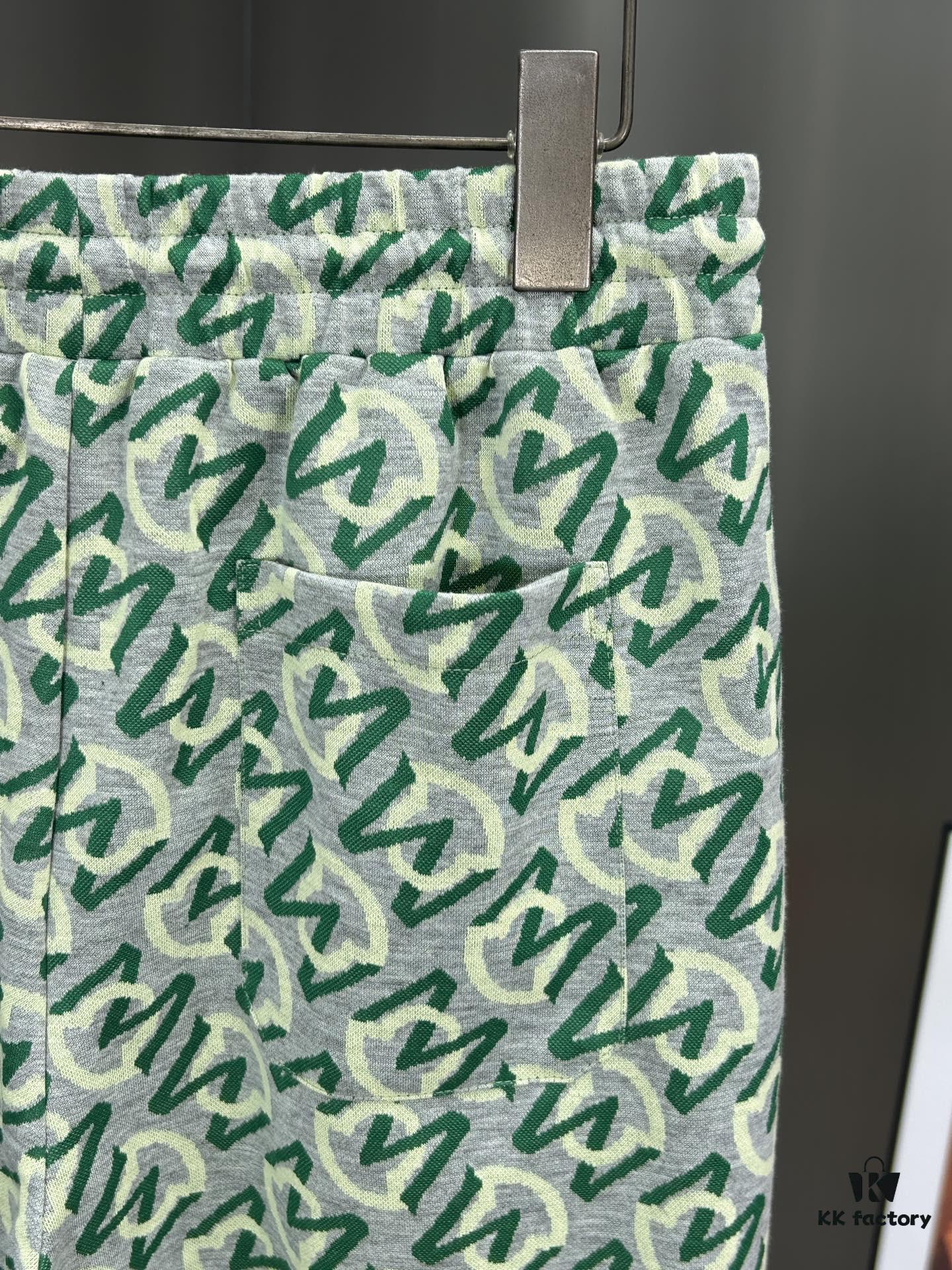 Moncler 2025 Spring/Summer New High-Density Jacquard Knit Shorts, Stylish and Breathable Short Pants with Custom Metal Drawstring