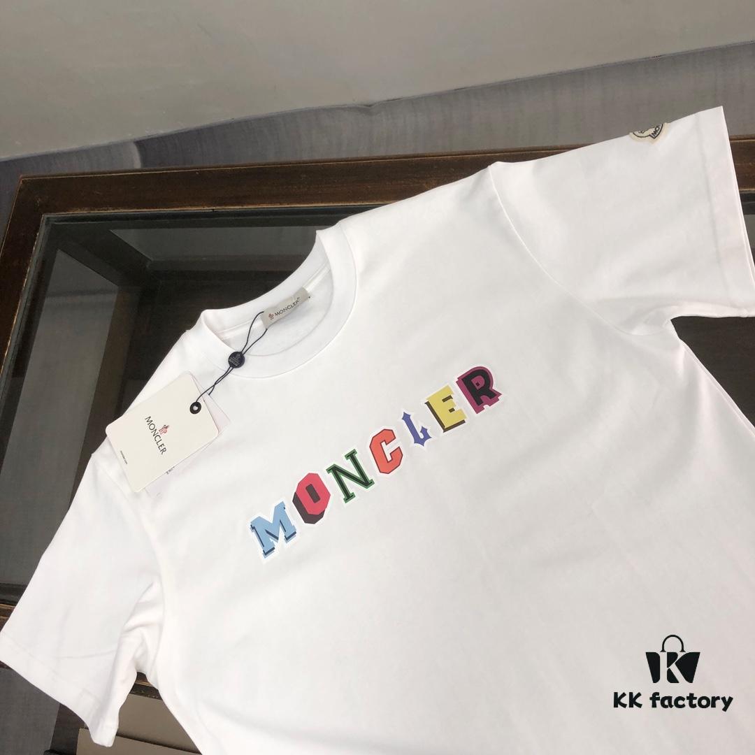 Moncler 25SS Summer New Arrival Round Neck Short-Sleeve T-Shirt, 270g Premium Cotton Fabric with Excellent Hand Feel and Quality, Slim Tailored Design, Clean and Sharp Cut, Exquisite Stitching, Superb Silhouette and Outstanding Breathability, Stylish and Versatile for All Ages – Essential Wardrobe Piece for Men