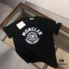 Moncler 25SS Summer New Arrival Round Neck Short-Sleeve T-Shirt, 270g Heavyweight Premium Cotton Fabric with Perfect Hand Feel and Texture, Slim Tailored Design, Clean and Sharp Cut, Exquisitely Stitched, Excellent Fit and Superior Breathability, Stylish and Versatile for All Ages – A Must-Have Wardrobe Essential for Men