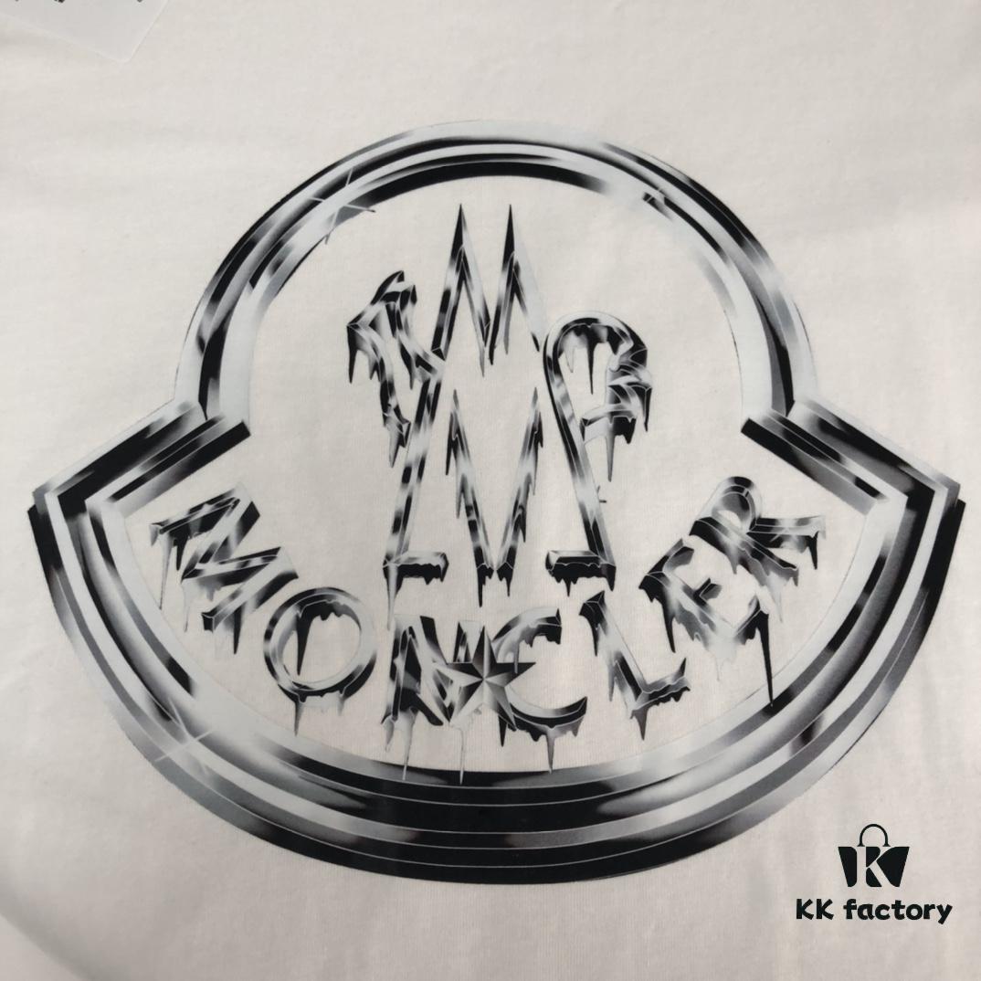 MONCLER Men's 25SS Summer New Round Neck Short-Sleeve T-Shirt, 270g High-End Pure Cotton Fabric, Slim Fit Design, Premium Craftsmanship, Breathable and Stylish Essential Wardrobe Piece