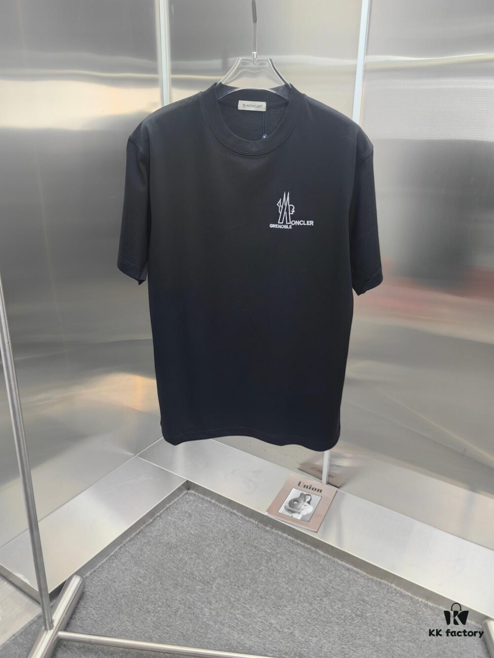 Mon*cle MO*CLER Embroidered Premium Version Short Sleeve T-Shirt