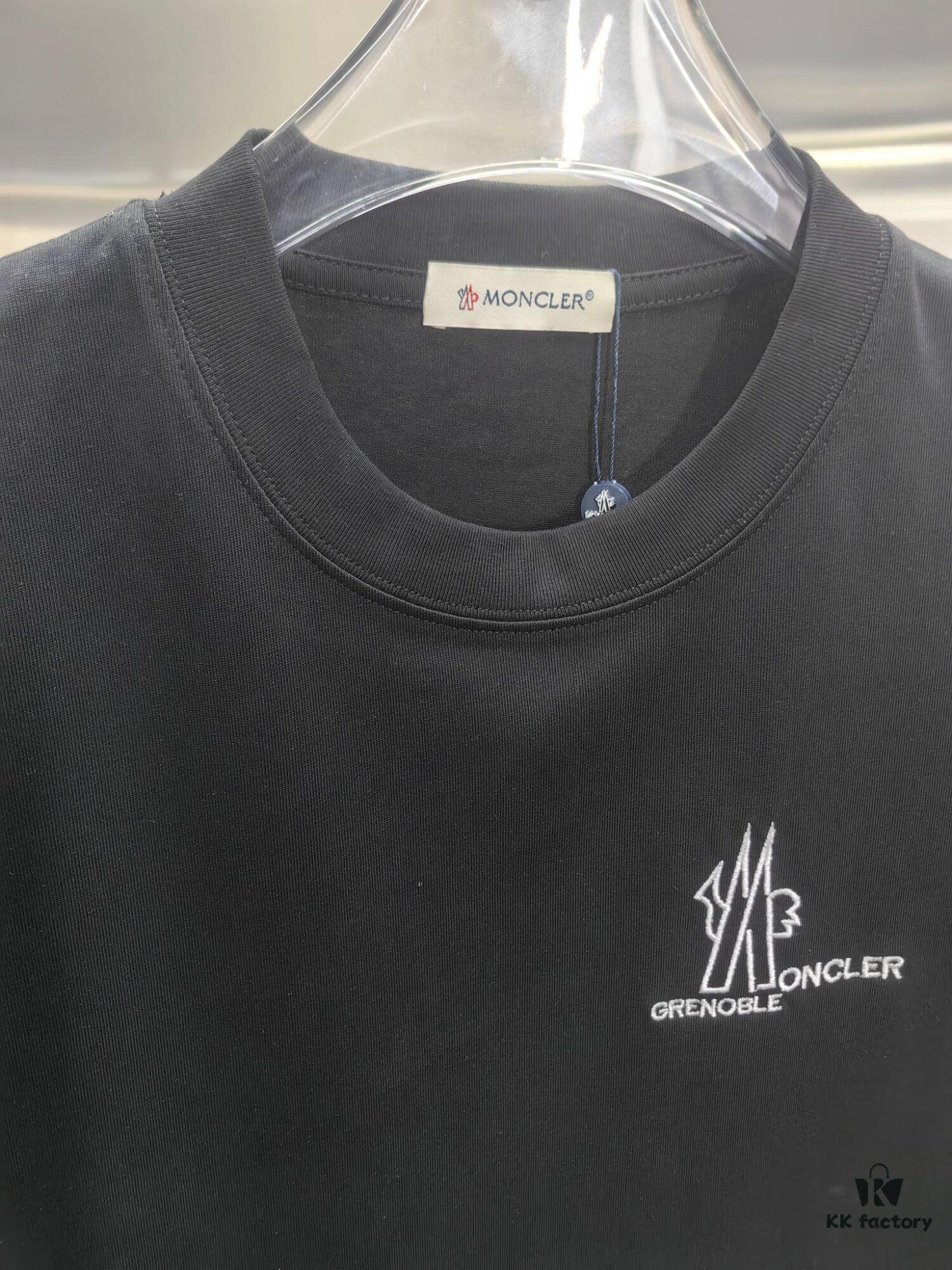 Mon*cle MO*CLER Embroidered Premium Version Short Sleeve T-Shirt