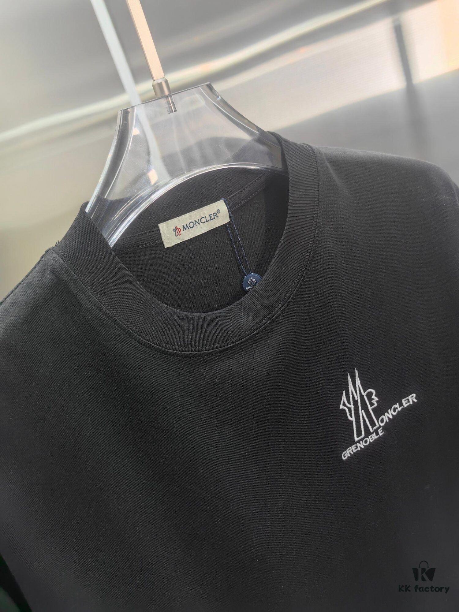 Mon*cle MO*CLER Embroidered Premium Version Short Sleeve T-Shirt