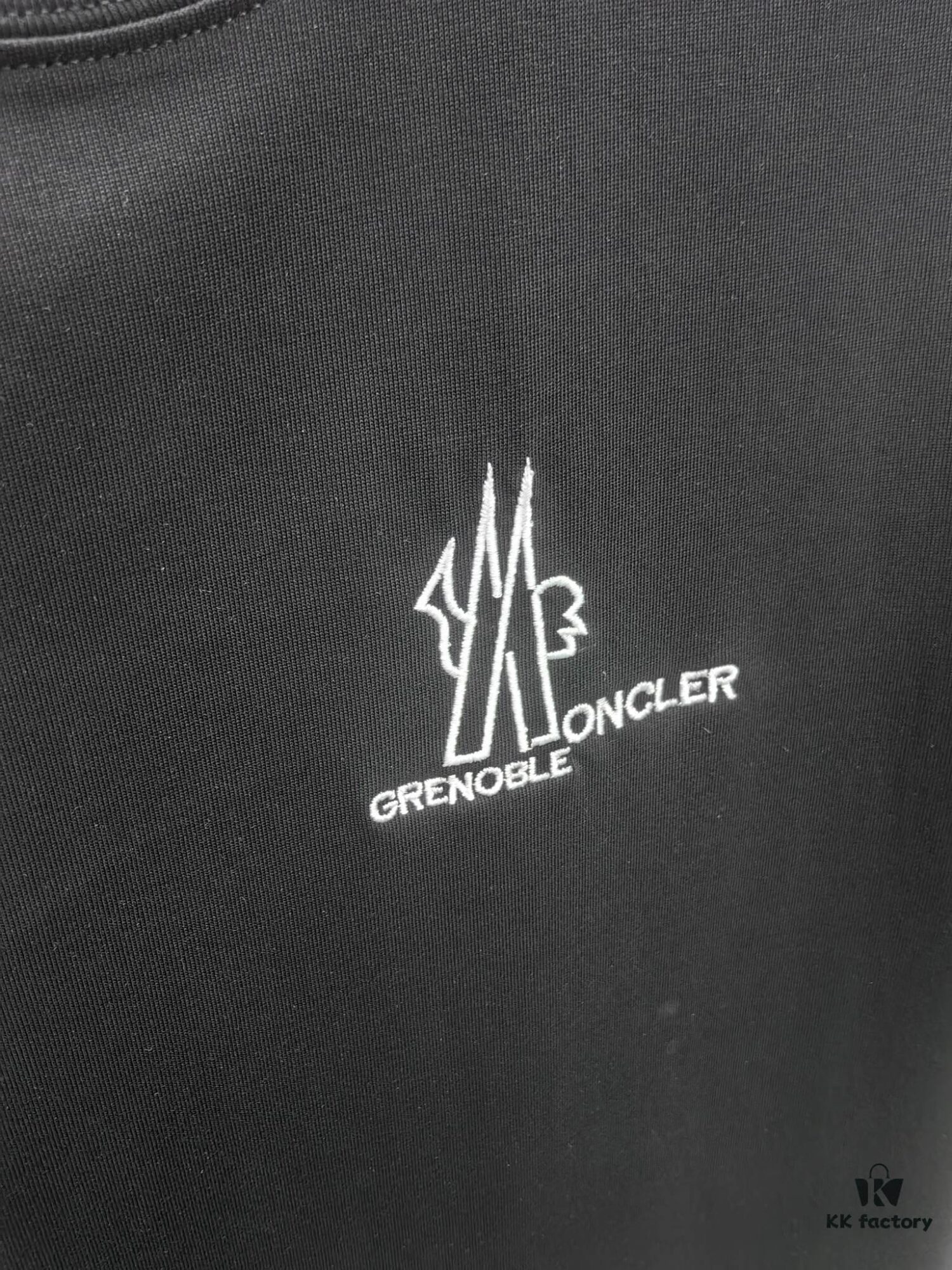 Mon*cle MO*CLER Embroidered Premium Version Short Sleeve T-Shirt