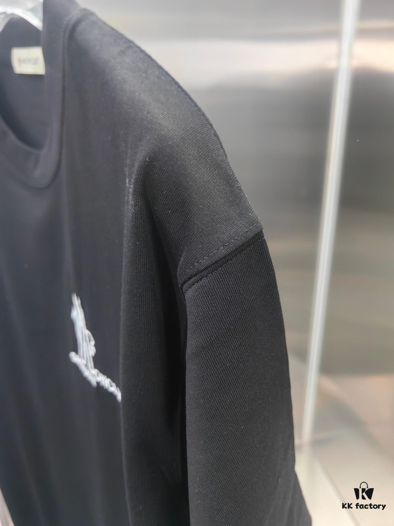 Mon*cle MO*CLER Embroidered Premium Version Short Sleeve T-Shirt