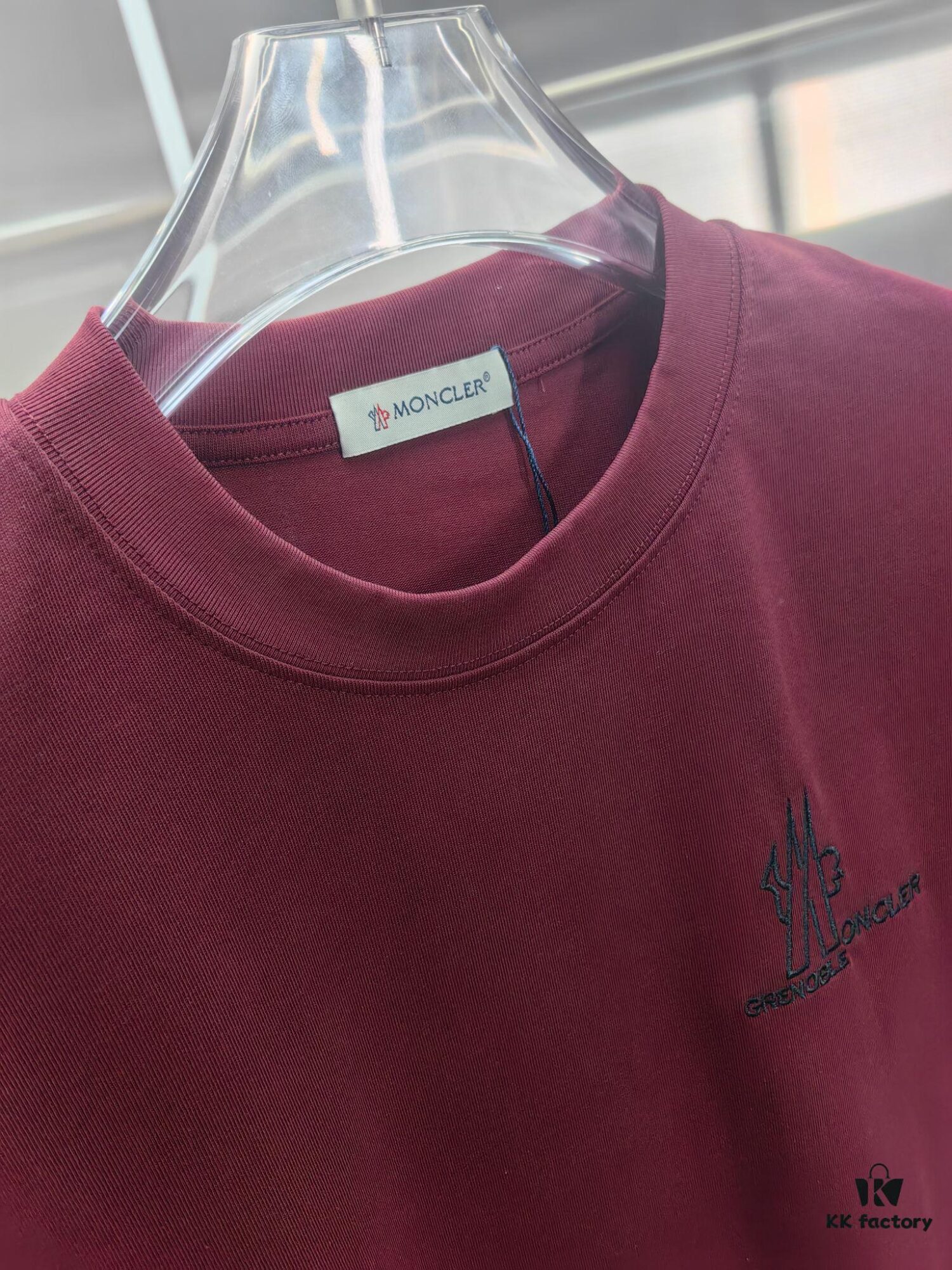 Mon*cle MO*cler (Embroidered Top Version, Different from Standard Stock) Short Sleeve T-Shirt