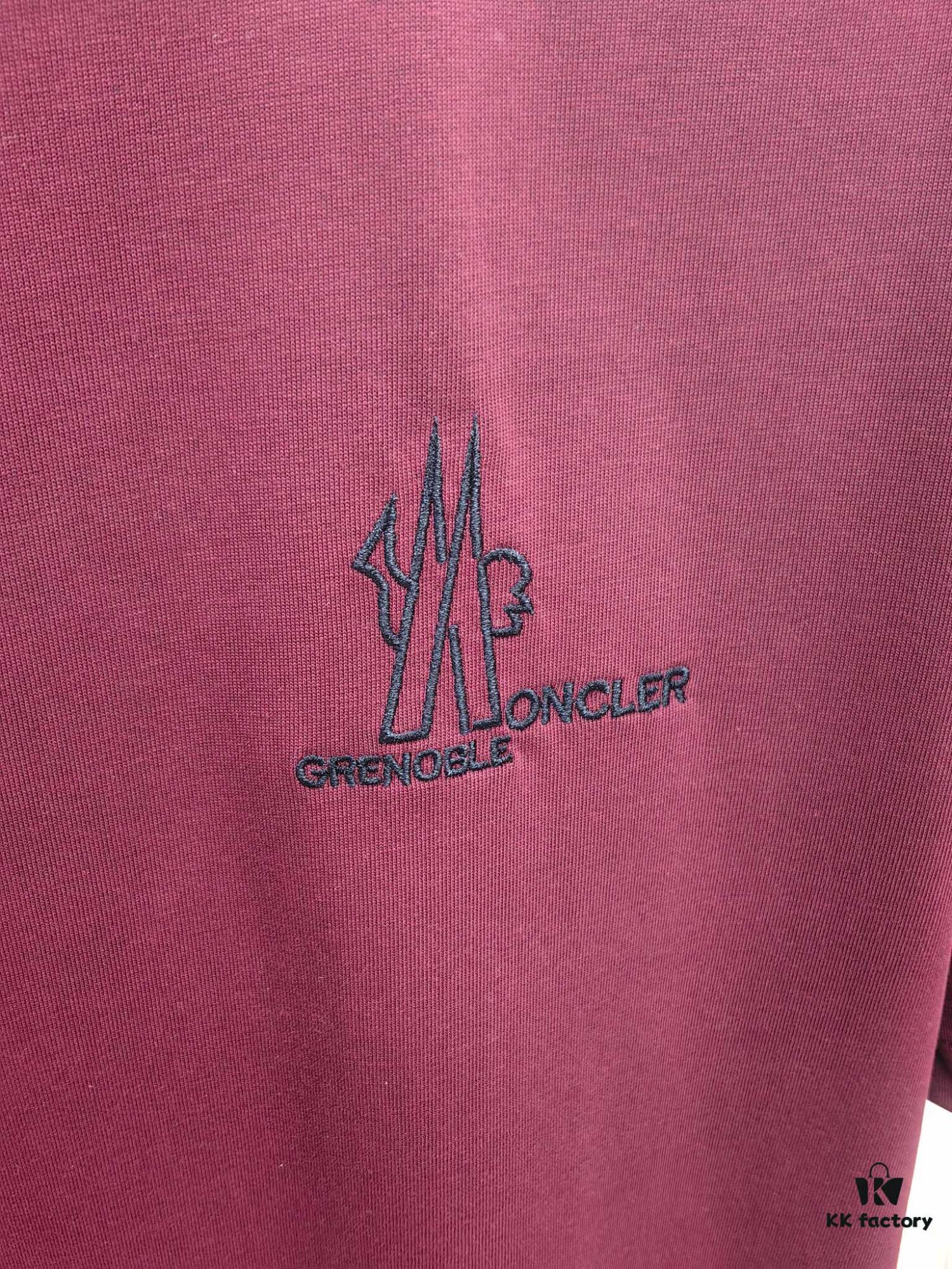 Mon*cle MO*cler (Embroidered Top Version, Different from Standard Stock) Short Sleeve T-Shirt