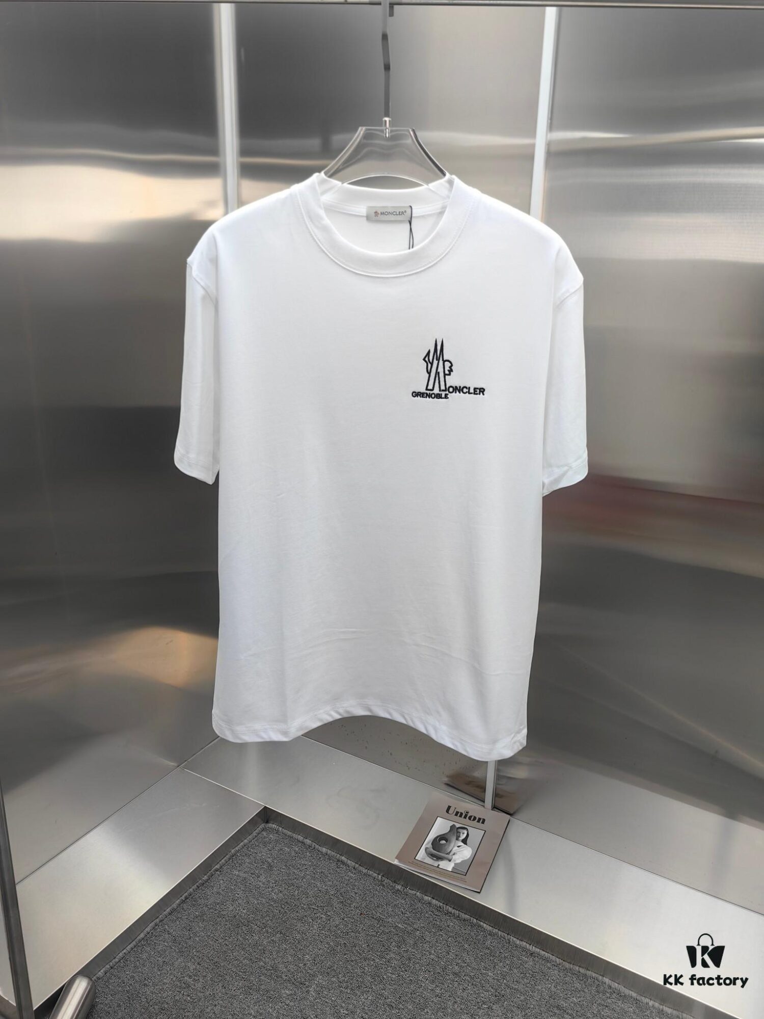 Mon*cle MO*CLER Embroidered Premium Version Short Sleeve T-Shirt