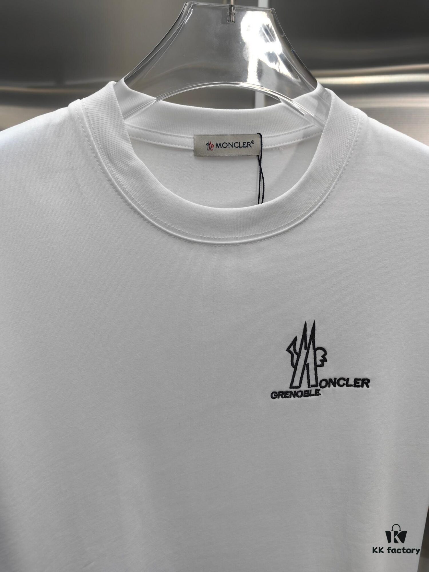 Mon*cle MO*CLER Embroidered Premium Version Short Sleeve T-Shirt