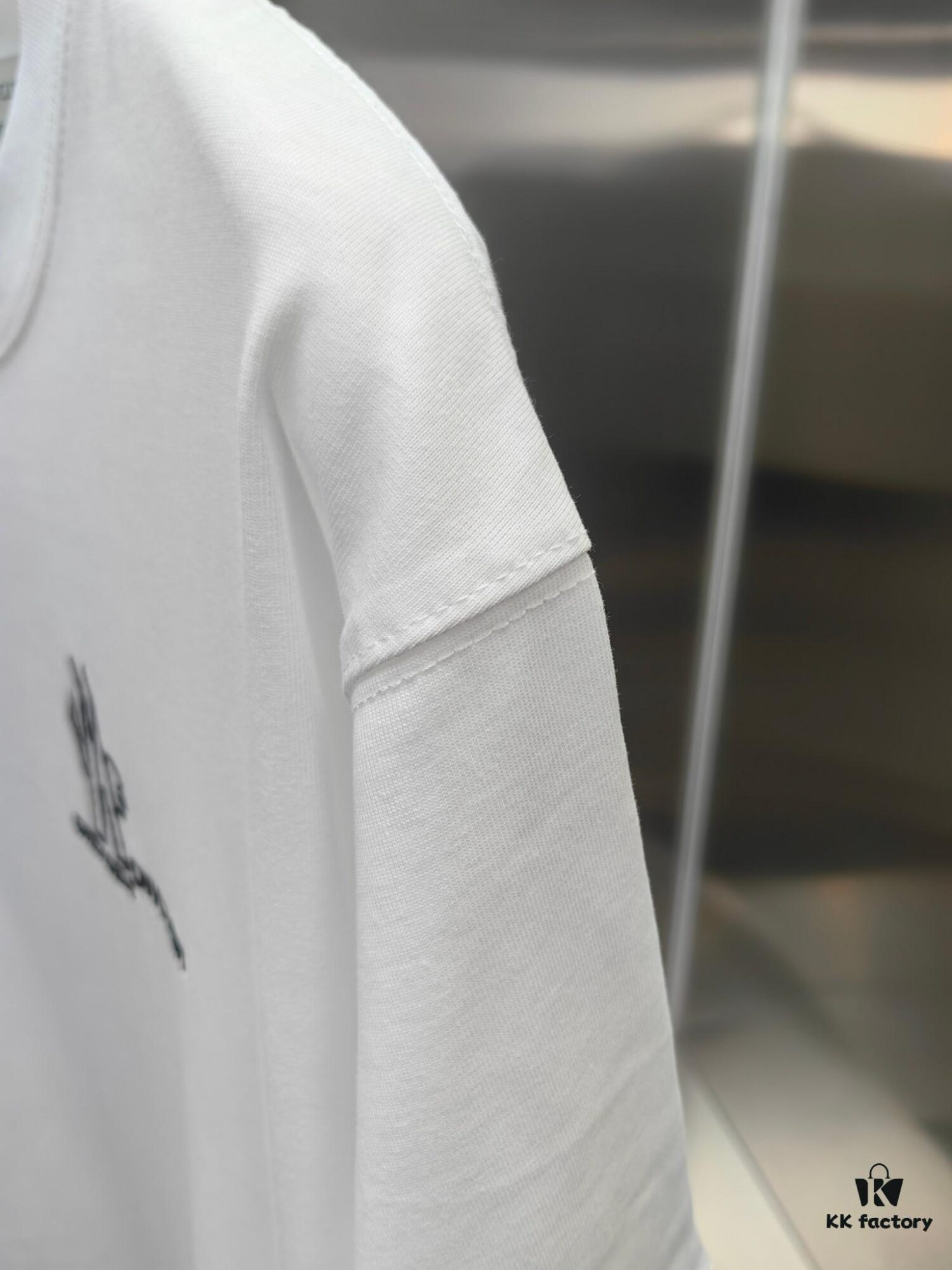 Mon*cle MO*CLER Embroidered Premium Version Short Sleeve T-Shirt