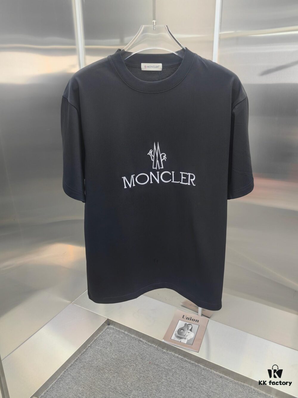 Mon*cle MO*CLER Embroidered Premium Version Short Sleeve T-Shirt