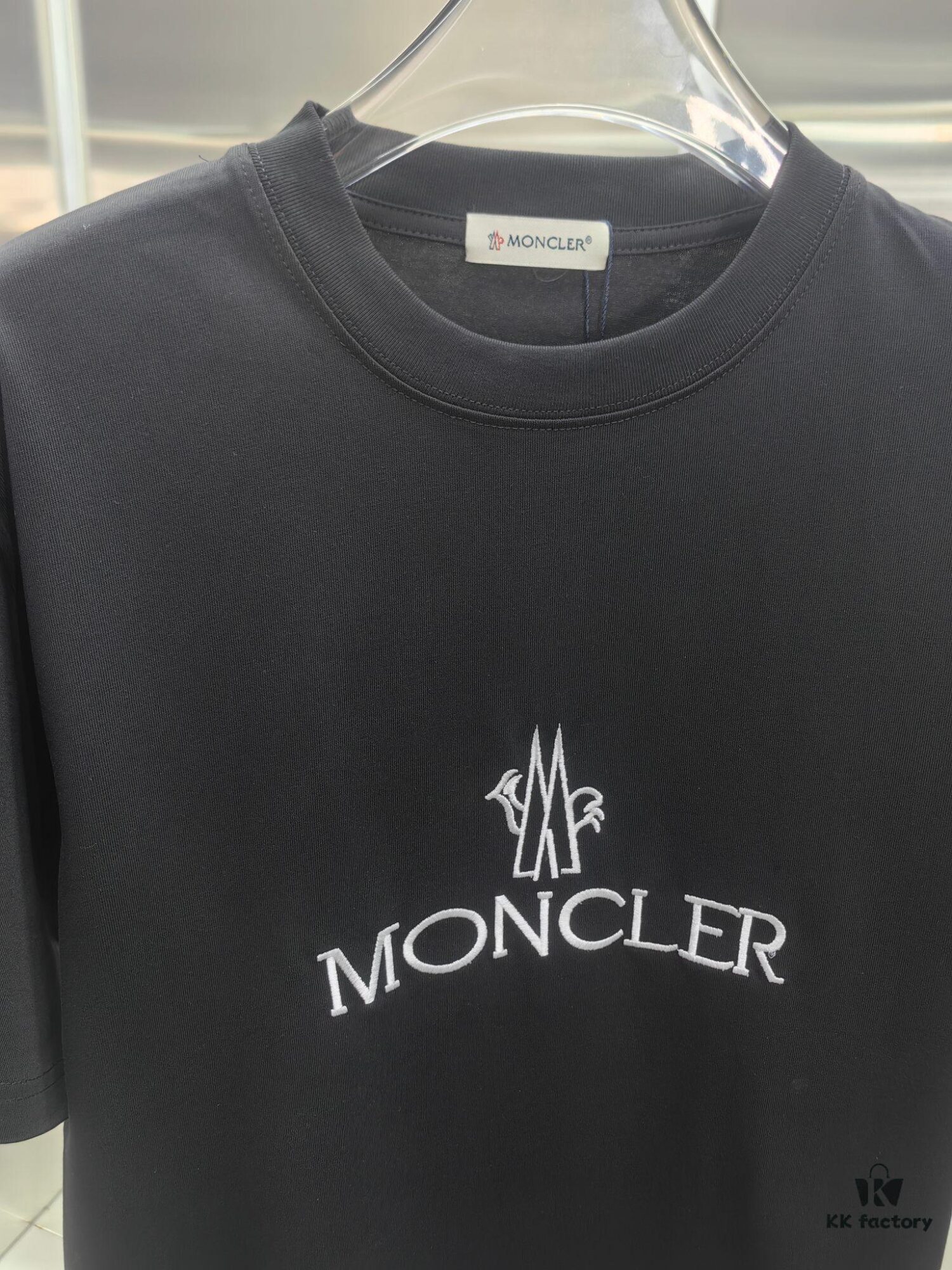 Mon*cle MO*CLER Embroidered Premium Version Short Sleeve T-Shirt