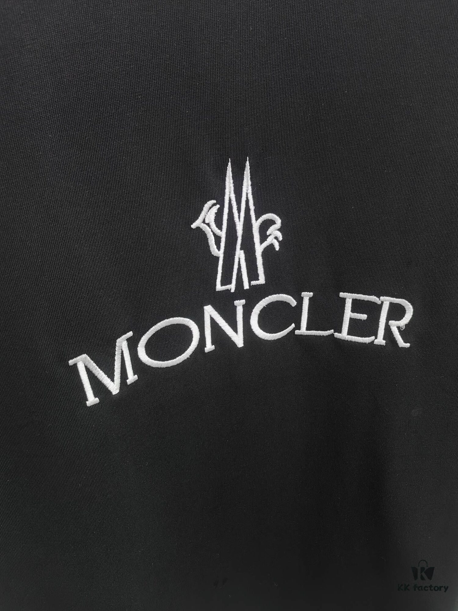 Mon*cle MO*CLER Embroidered Premium Version Short Sleeve T-Shirt