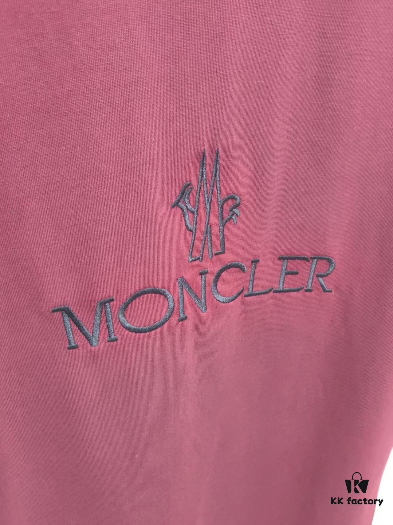 Moncler Embroidered Short Sleeve T-Shirt (Premium Quality, Exclusive Version)
