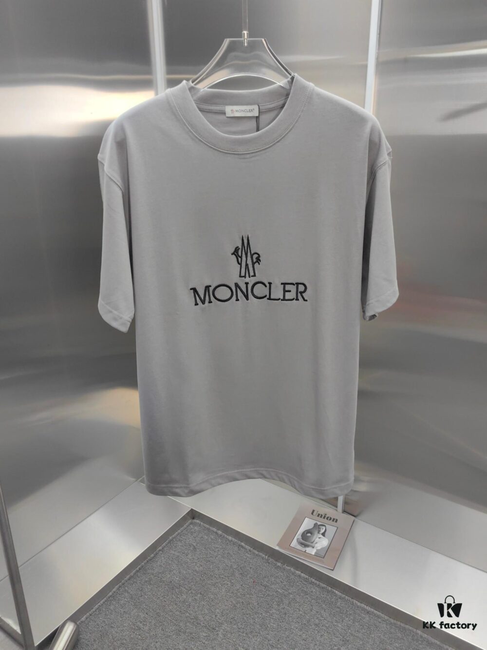 Mon*cle MO*CLER Embroidered Premium Version Short Sleeve T-Shirt