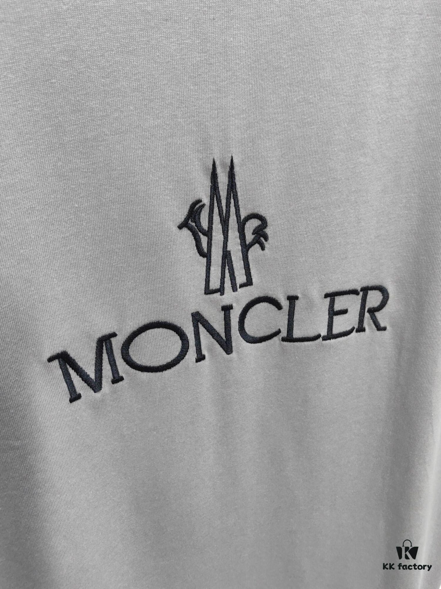 Mon*cle MO*CLER Embroidered Premium Version Short Sleeve T-Shirt
