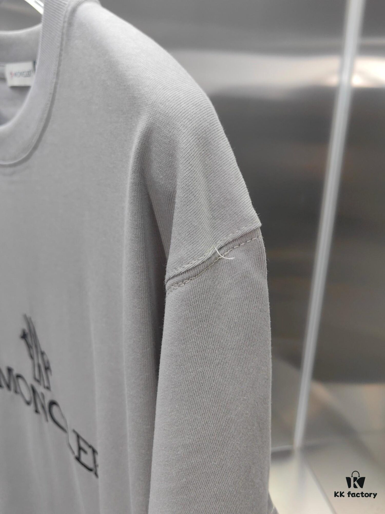 Mon*cle MO*CLER Embroidered Premium Version Short Sleeve T-Shirt