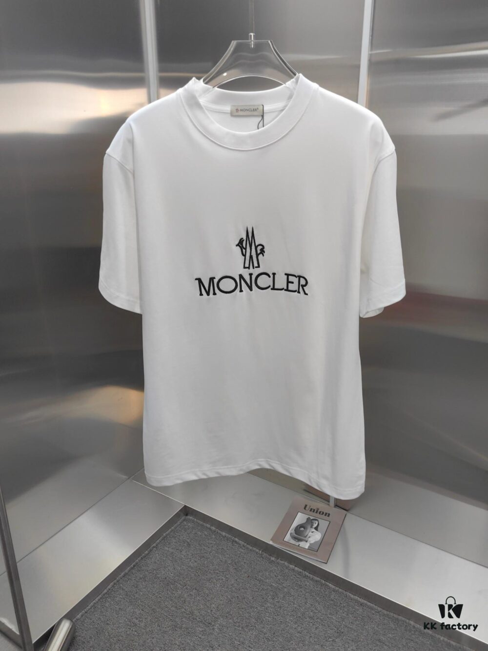 Mon*cle MO*CLER Embroidered Premium Version Short Sleeve T-Shirt