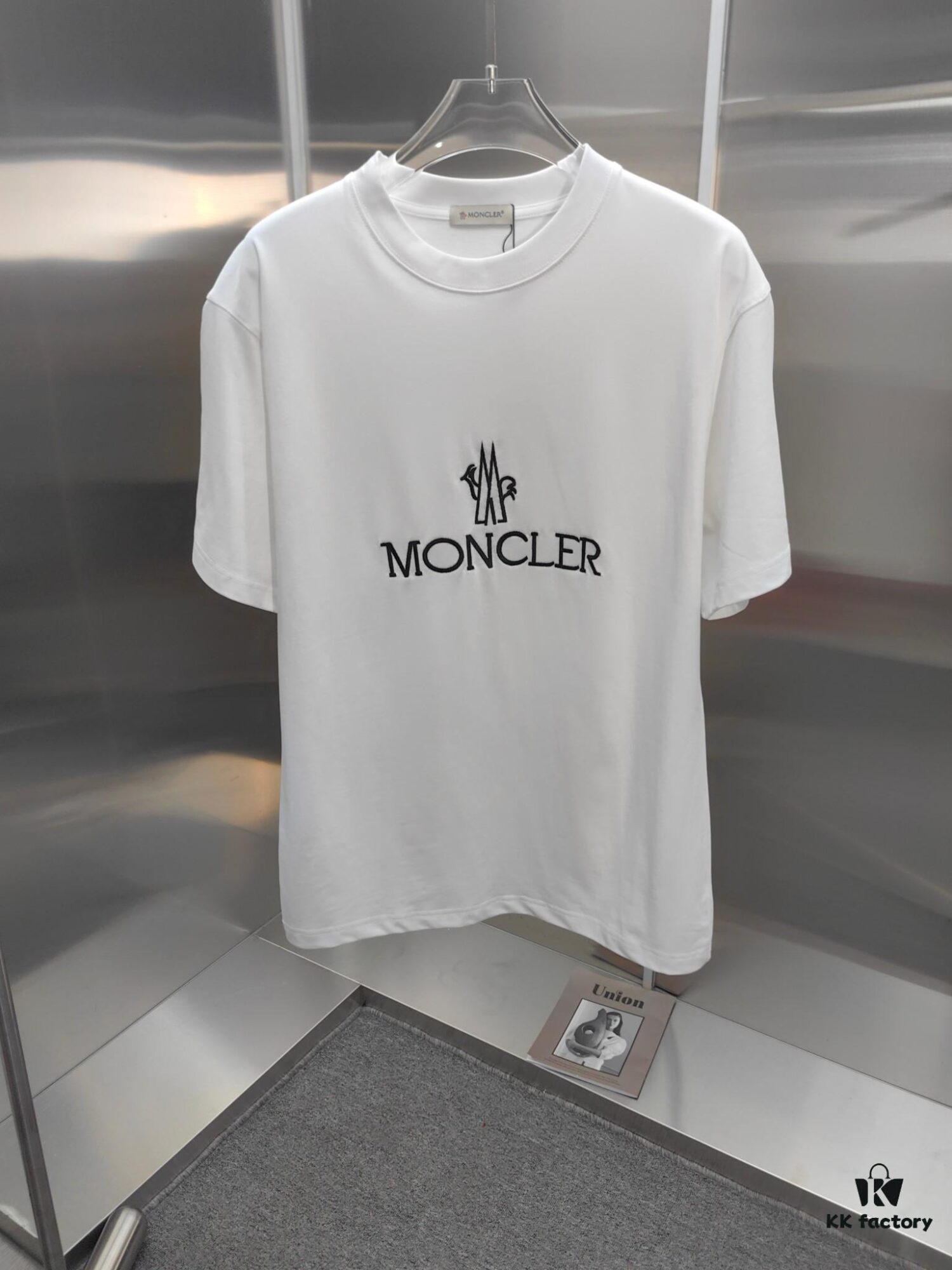 Mon*cle MO*CLER Embroidered Premium Version Short Sleeve T-Shirt