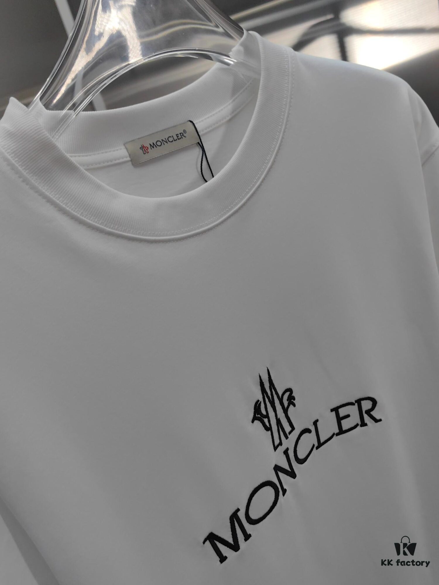Mon*cle MO*CLER Embroidered Premium Version Short Sleeve T-Shirt