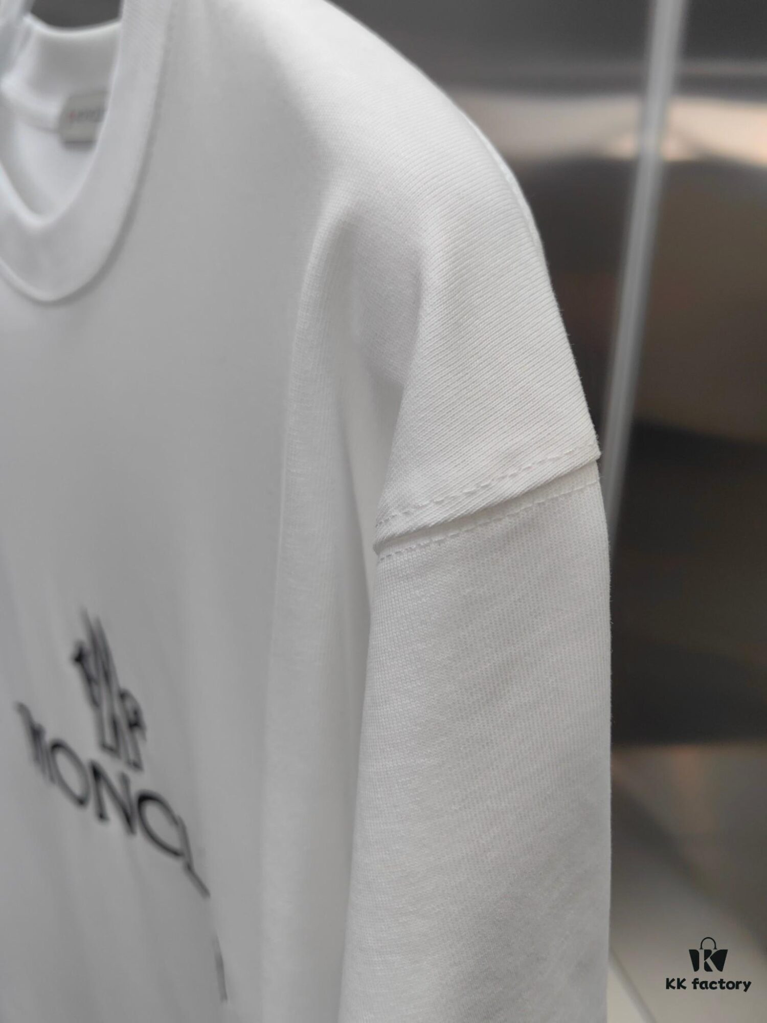 Mon*cle MO*CLER Embroidered Premium Version Short Sleeve T-Shirt