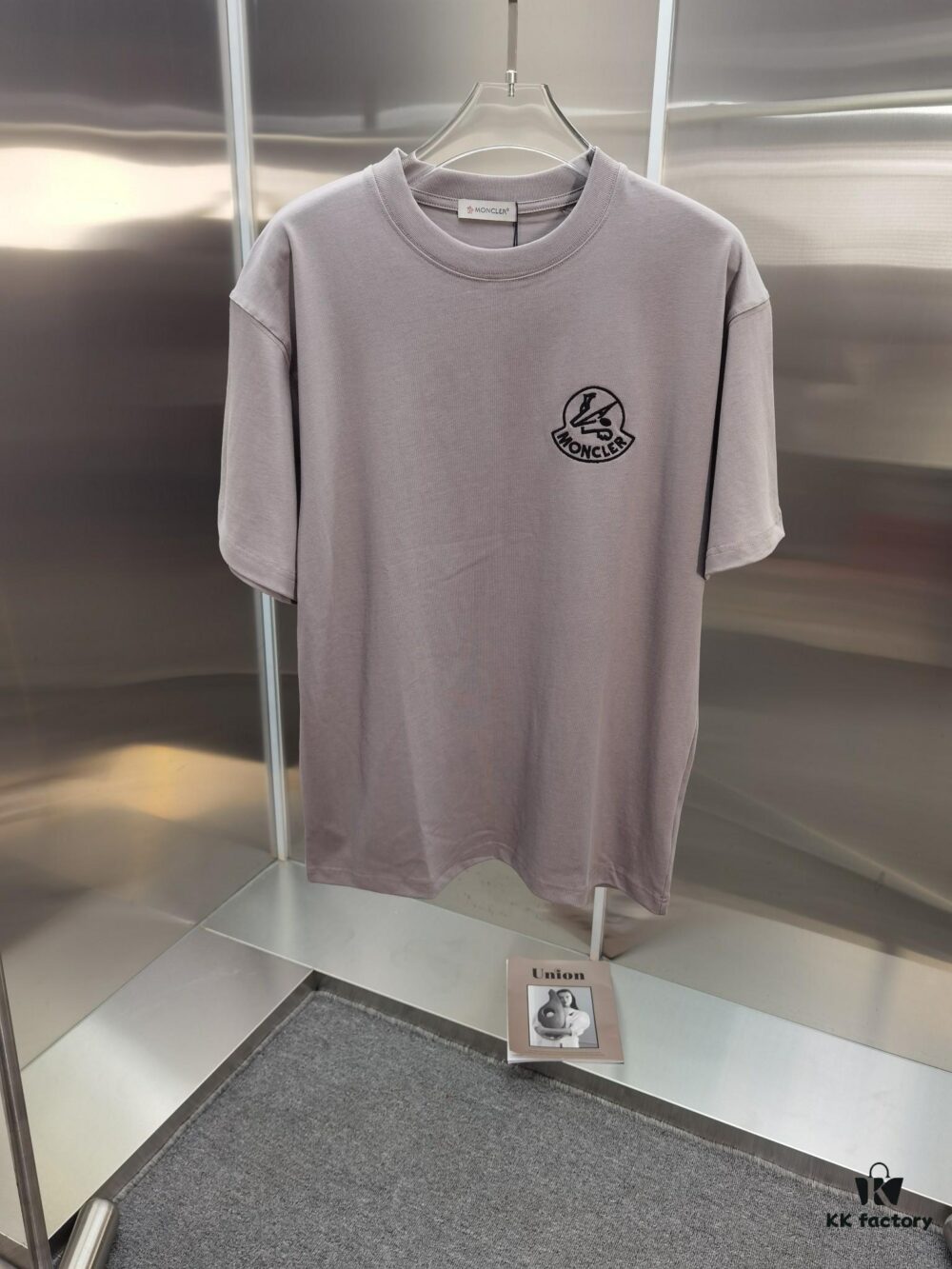 Mon*cle MO*CLER Short Sleeve T-Shirt (Embroidered Premium Version, Distinct from Standard Stock)