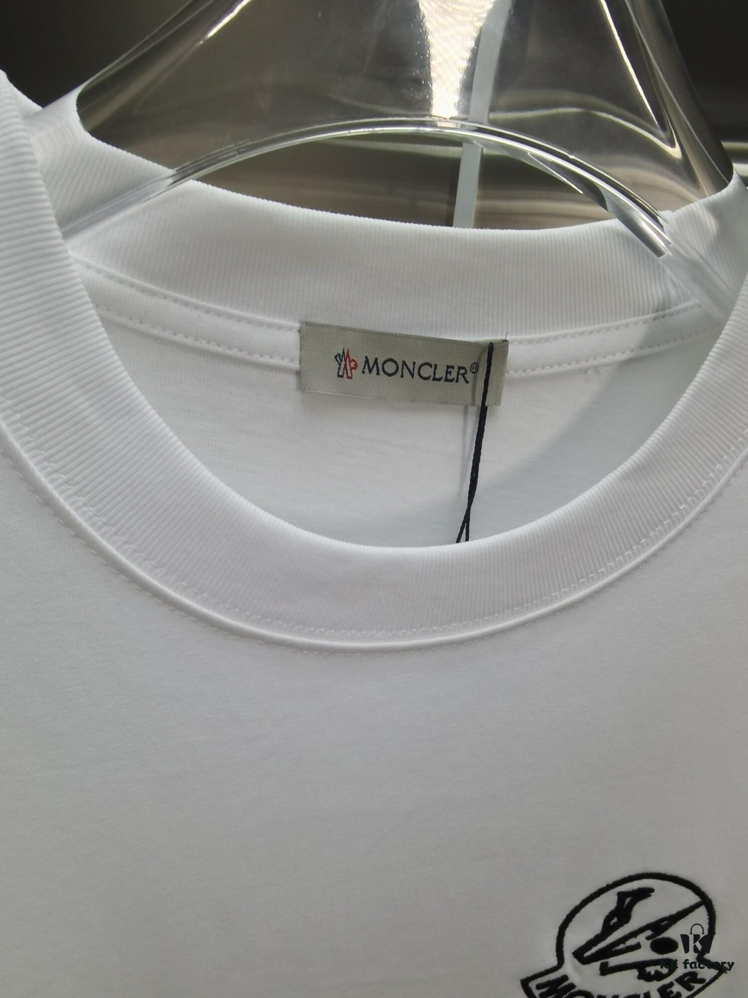 Mon*cle MO*CLER (Embroidered Top-tier Version, Distinguished from Standard Stock) Short Sleeve T-Shirt
