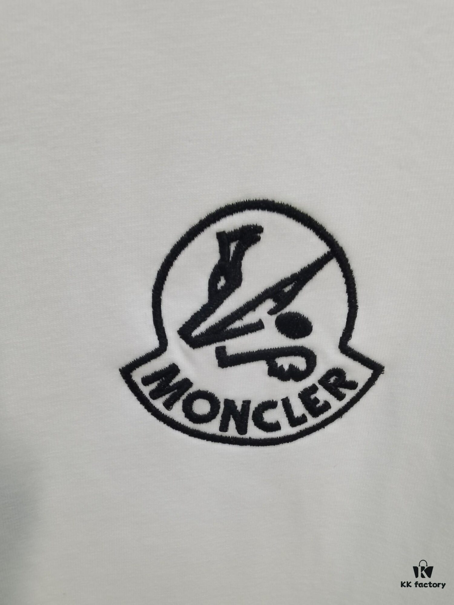 Mon*cle MO*CLER (Embroidered Top-tier Version, Distinguished from Standard Stock) Short Sleeve T-Shirt