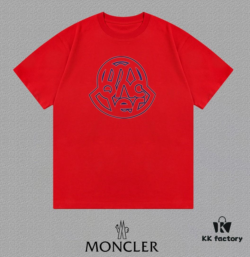 MON MONTREAL 25SS New Arrival Designer Short Sleeve T-Shirt with Print, Round Neck, Premium 300g Cotton, Fashionable and Versatile Unisex Tee
