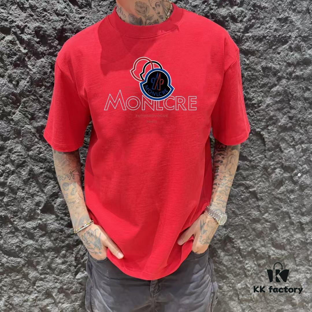 MON Mochi 25SS Master-Designed Brand New Fashion Print Round-Neck Short-Sleeve T-Shirt, Spring and Summer Latest Collection, OS Drop-Shoulder Fit, 300g Full Cotton, Stylish and Unique, Extremely Versatile and Attractive, Unisex Essential Wear, Complete with Hang Tag, Label, and Washed Mark