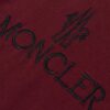 Moncler Embroidered Short Sleeve T-Shirt (Top Quality Version, Different from Standard Stock)