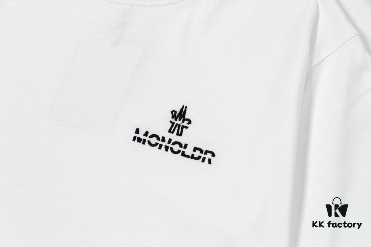Mon*cle MO*CLER Short Sleeve T-Shirt (Embroidered Premium Version, Different from Standard Stock)